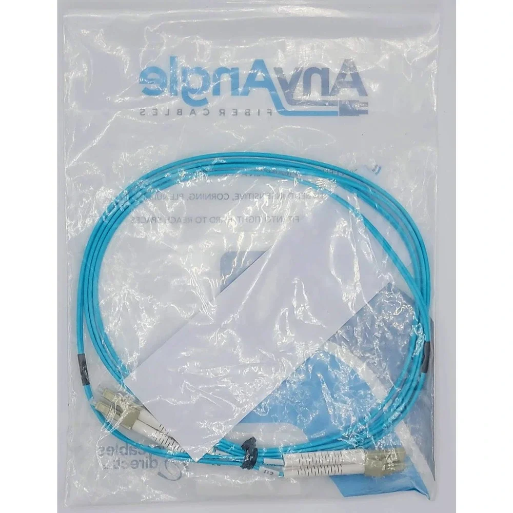 FiberCablesDirect - 2M OM4 LC LC Fiber Patch Cable (6.56ft)